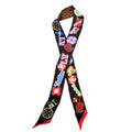 LV Stories BB Bandeau Scarf Black/Multicolor
