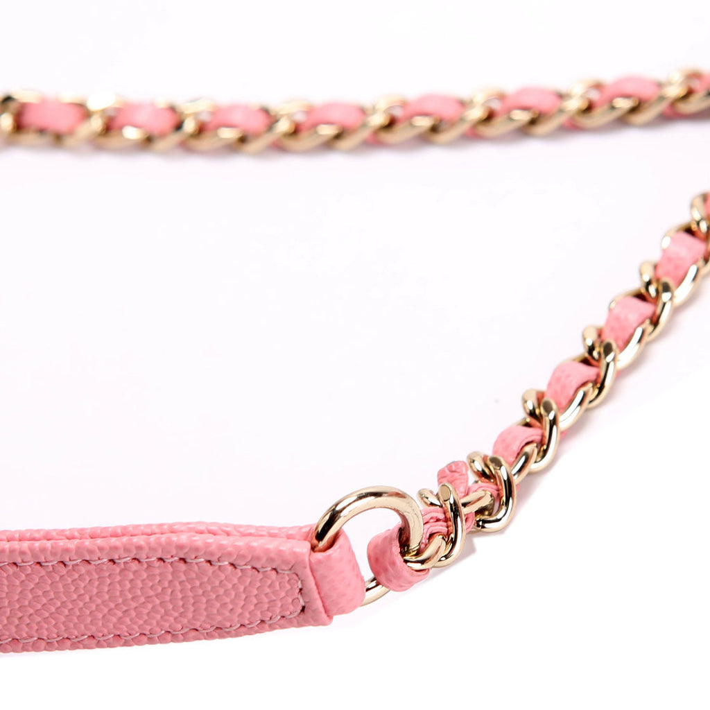Coco Top Handle Mini Caviar 30M Pink/Gold