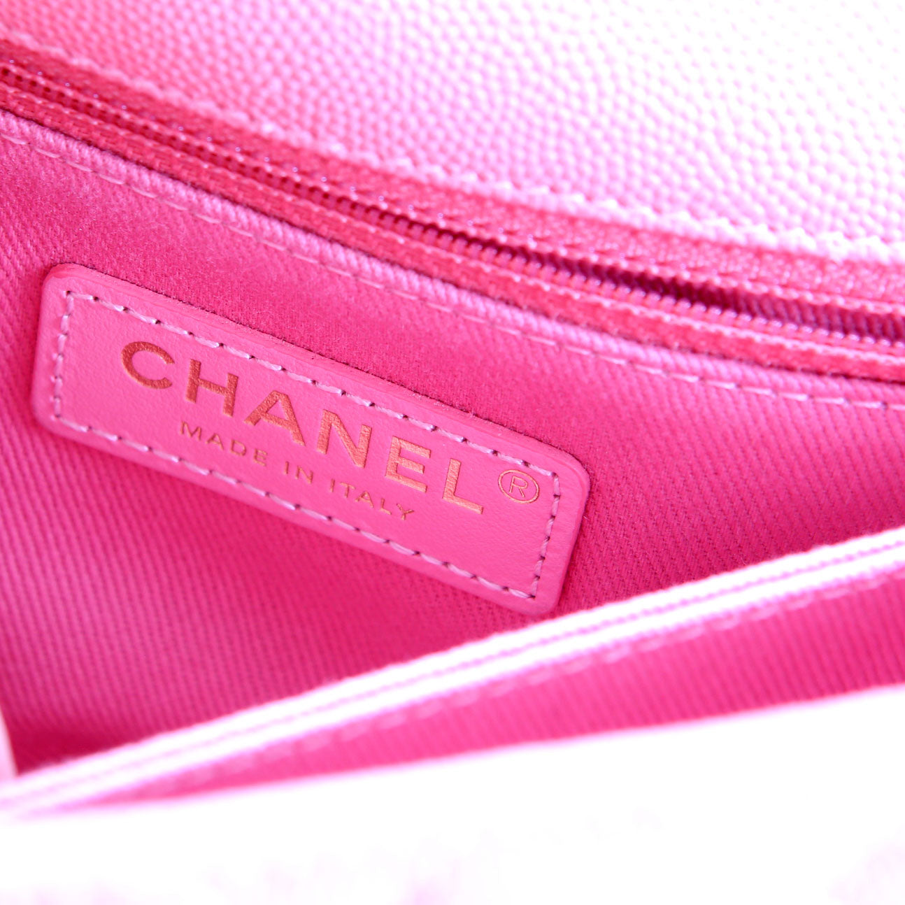 Coco Top Handle Mini Caviar 30M Pink/Gold