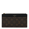 Louis Vuitton Monogram Slim Purse Black