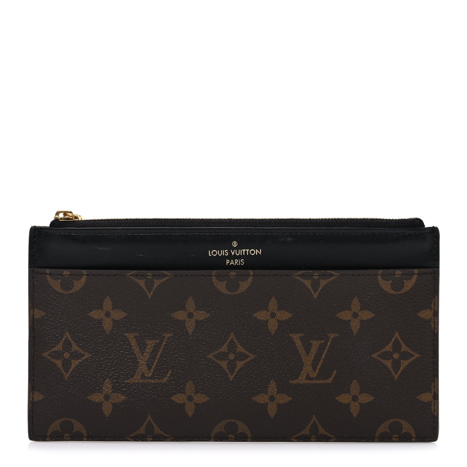 Louis Vuitton Monogram Slim Purse Black