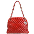 Mademoiselle Large Bowling Glazed Calfskin Leather 15M