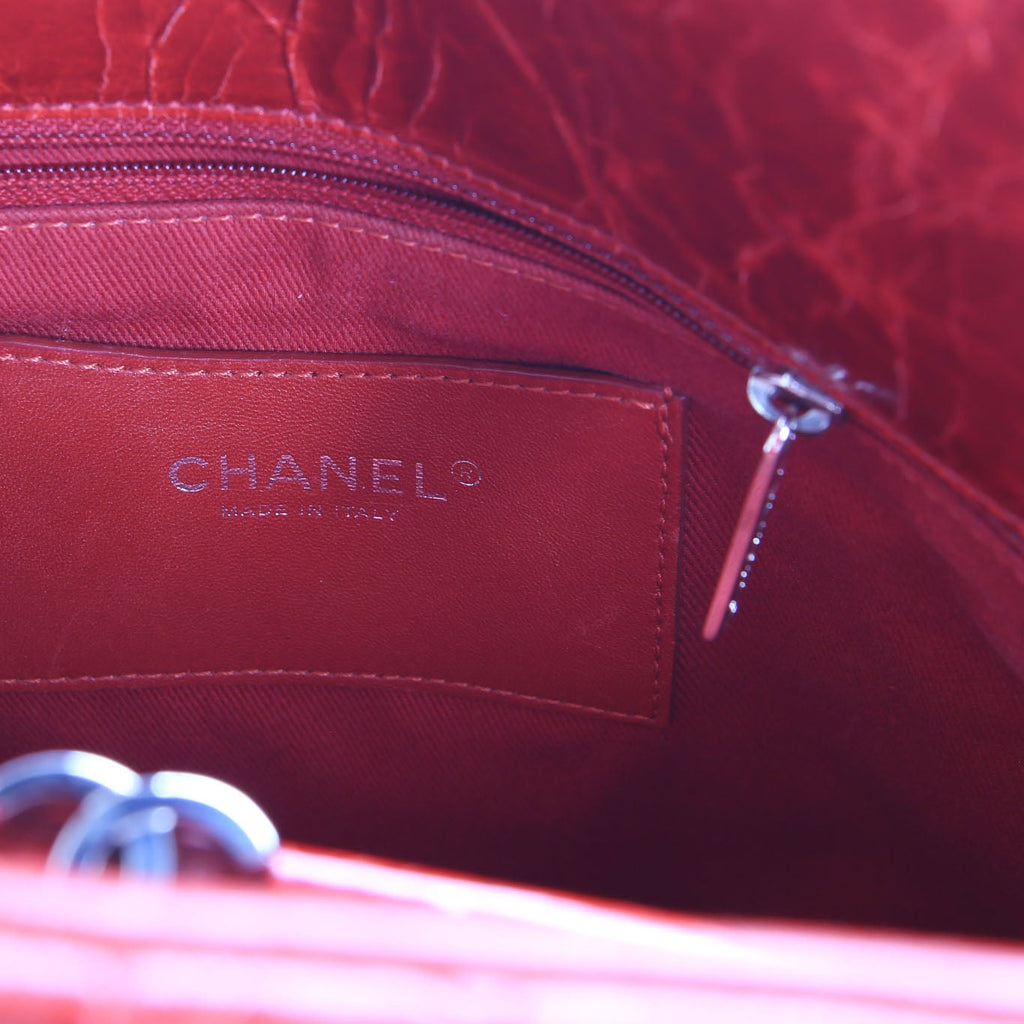 Mademoiselle Large Bowling Glazed Calfskin Leather 15M
