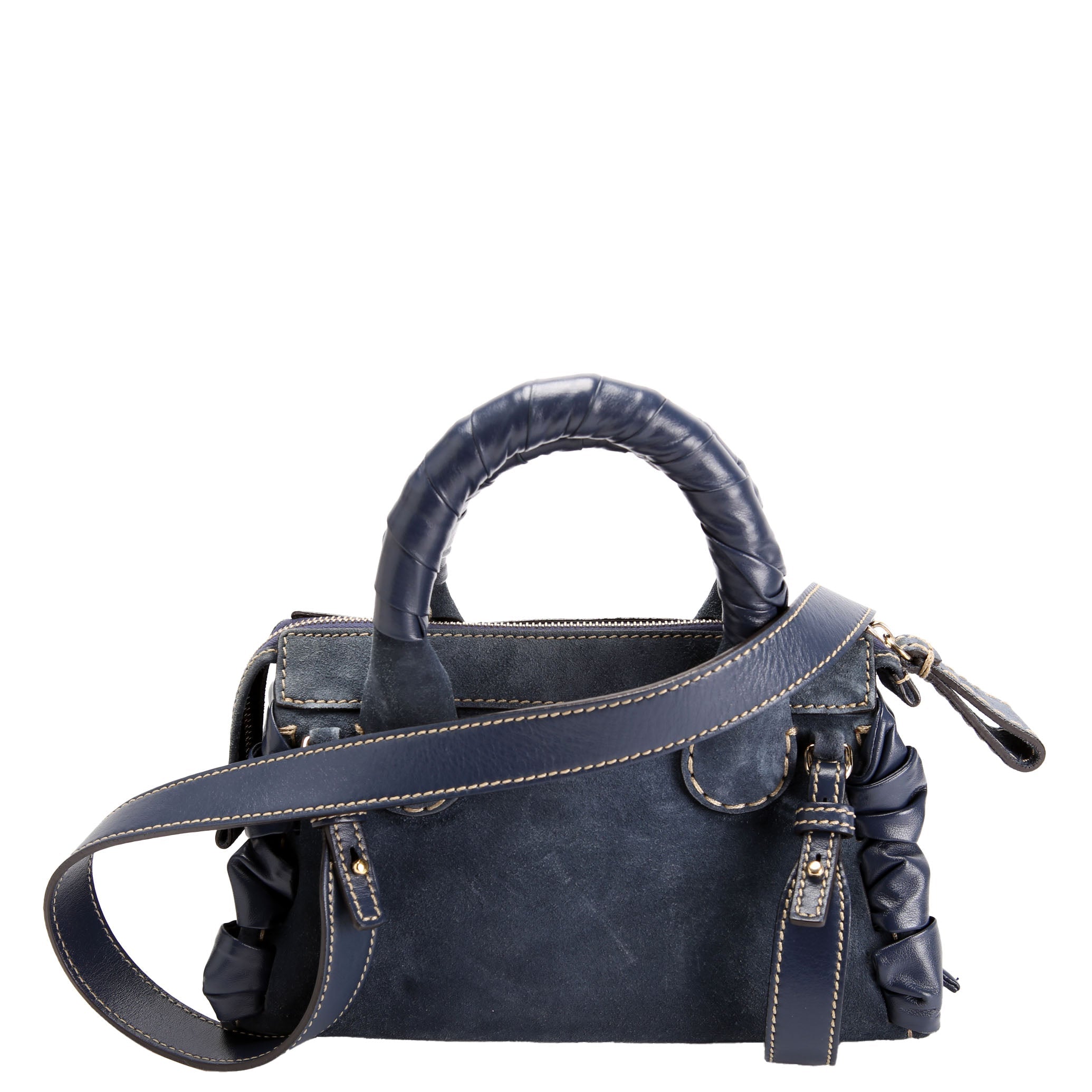 Edith Mini Suede Navy