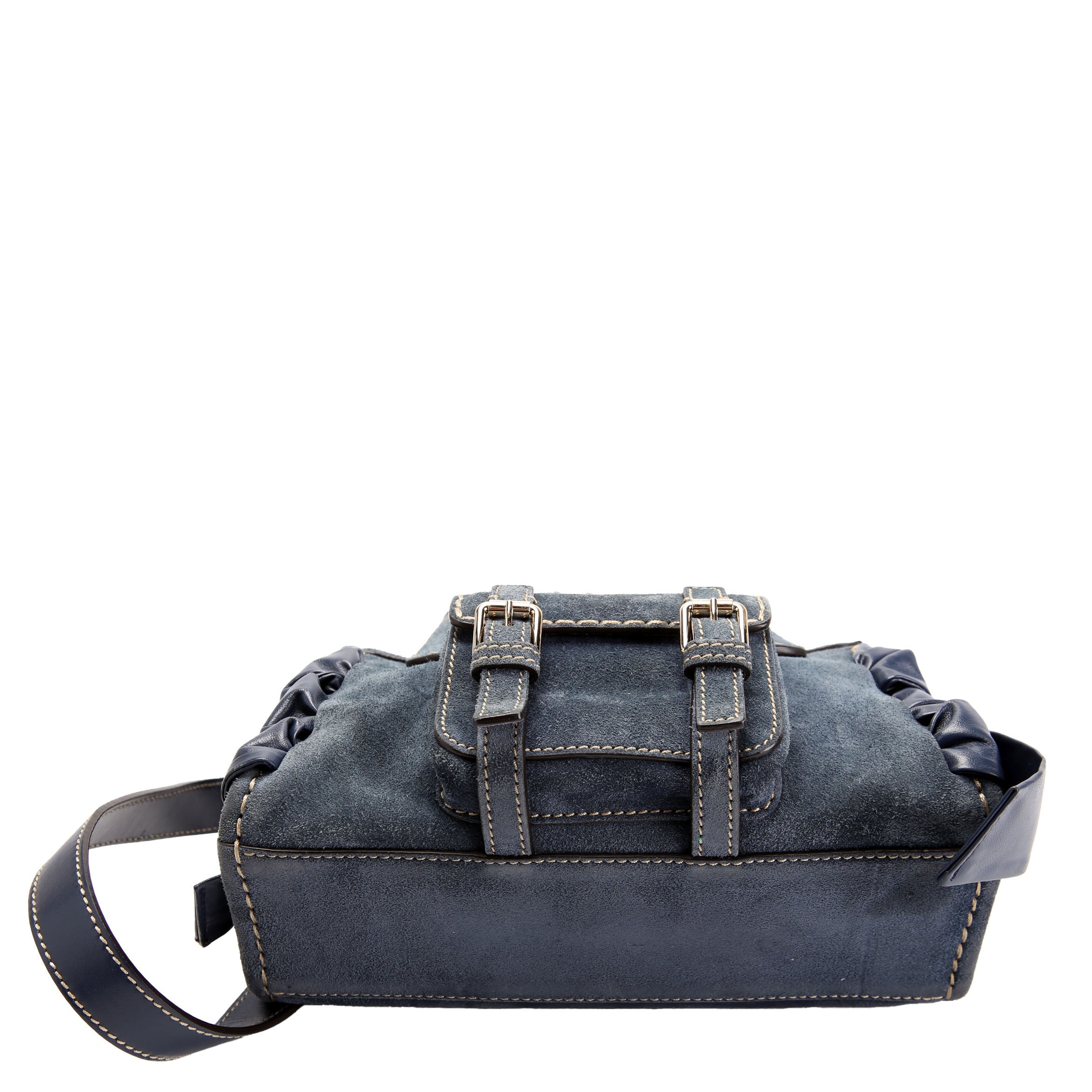 Edith Mini Suede Navy