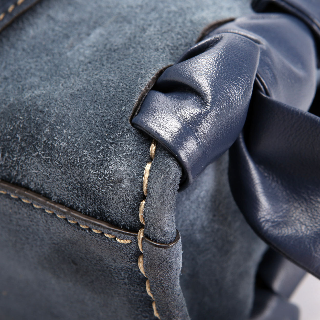 Edith Mini Suede Navy