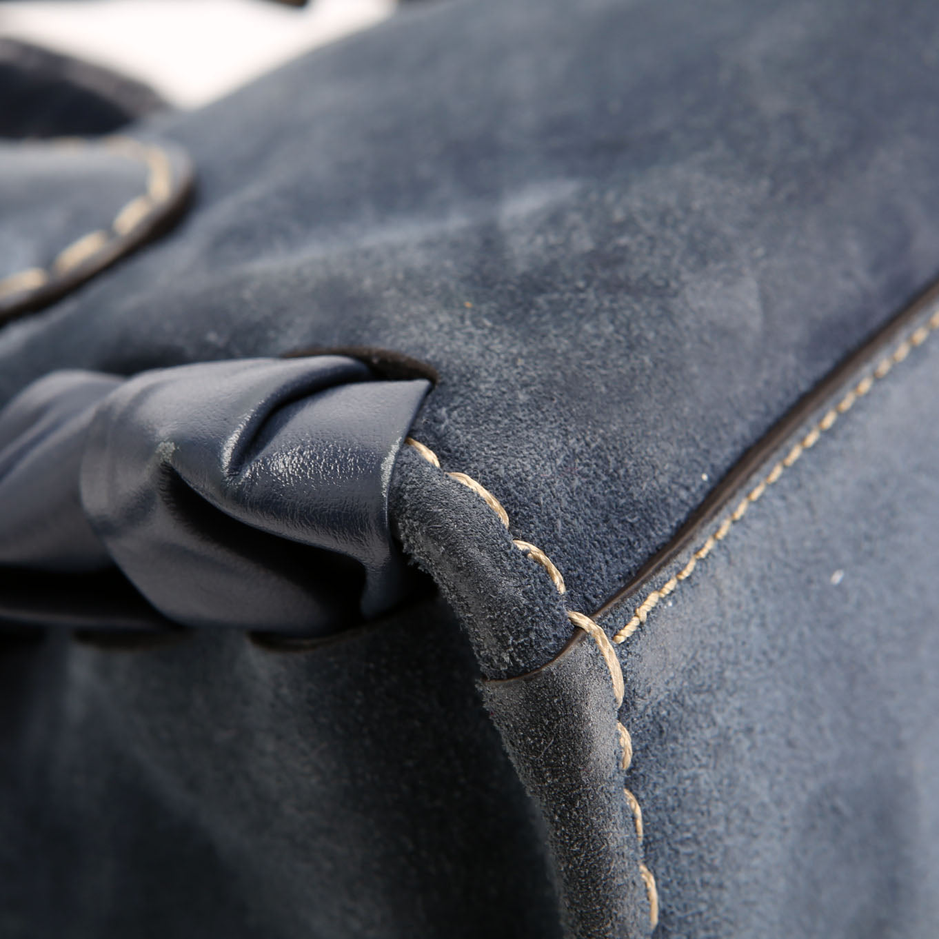 Edith Mini Suede Navy