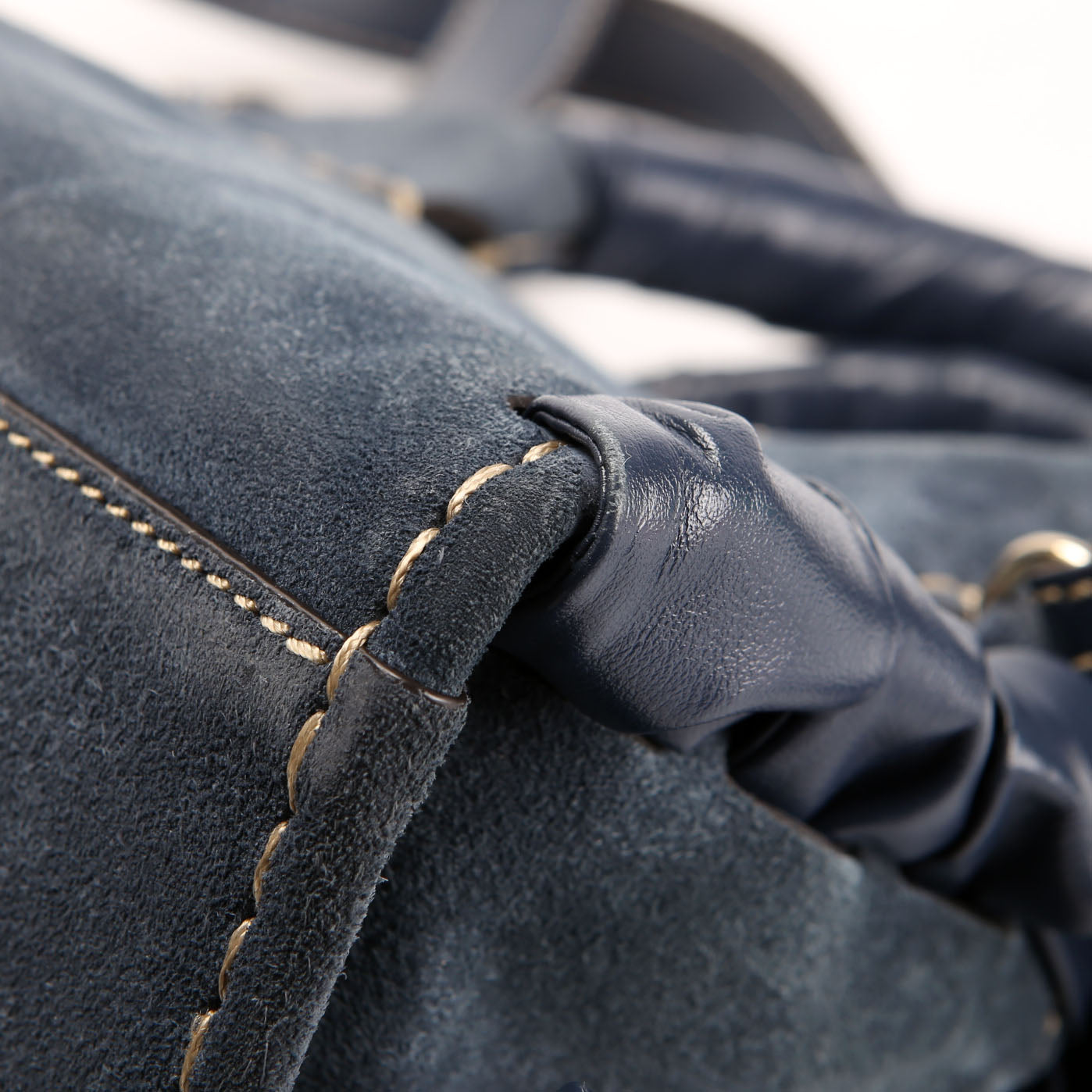 Edith Mini Suede Navy