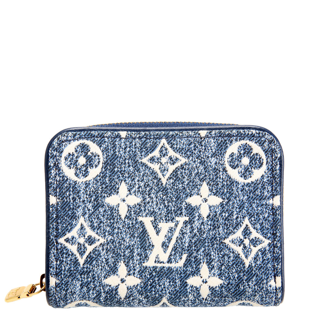 Zippy Coin Purse Denim Monogram