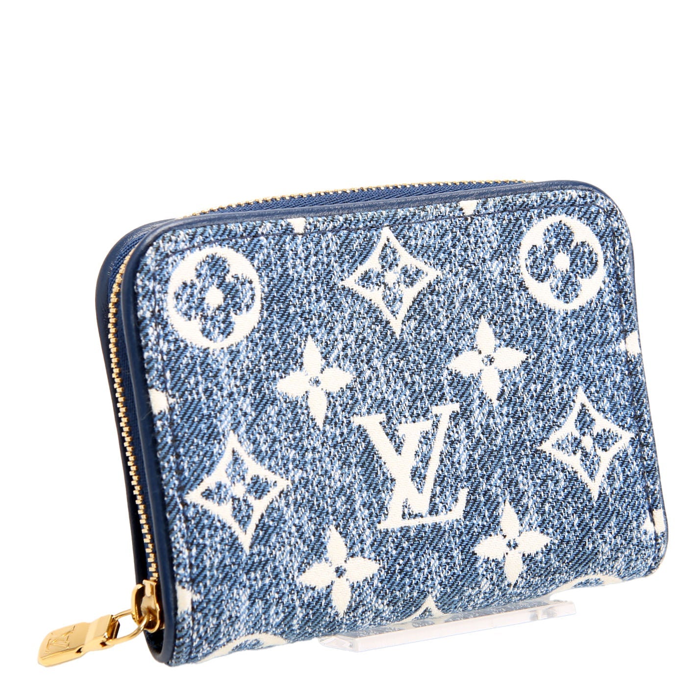 Zippy Coin Purse Denim Monogram