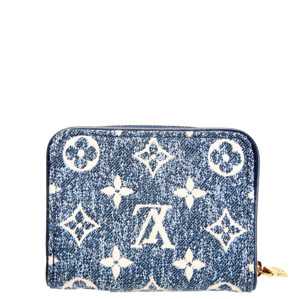 Zippy Coin Purse Denim Monogram