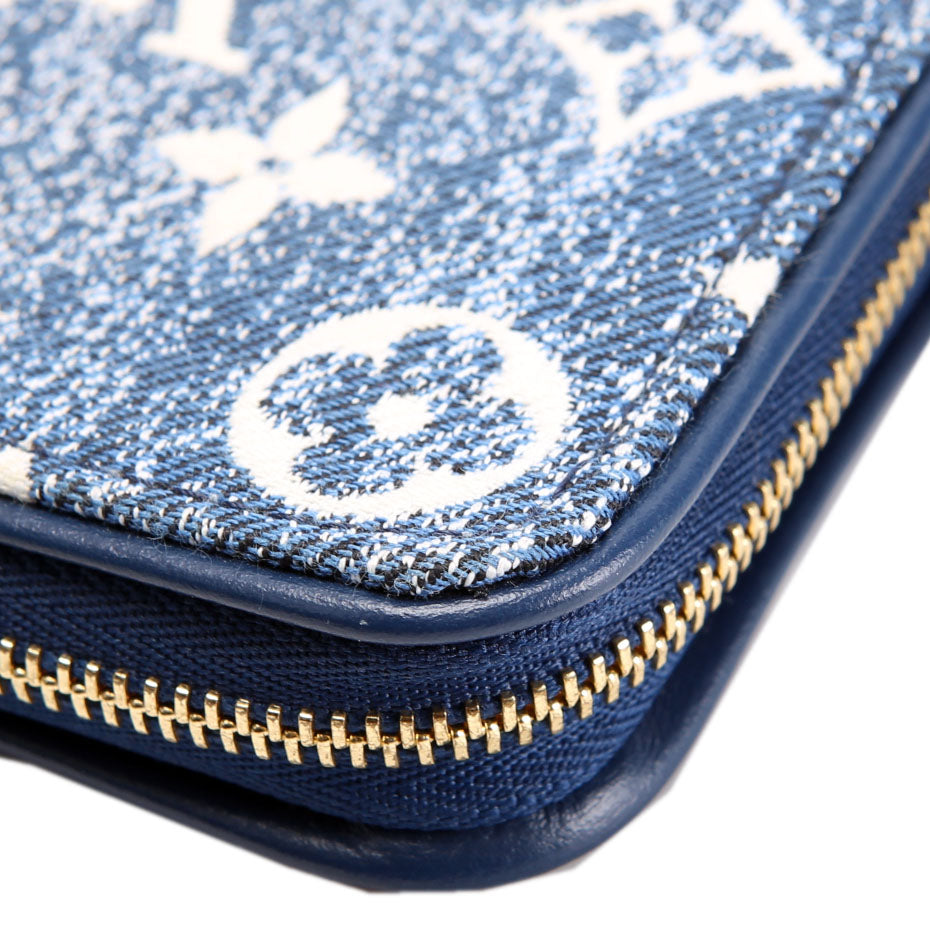 Zippy Coin Purse Denim Monogram