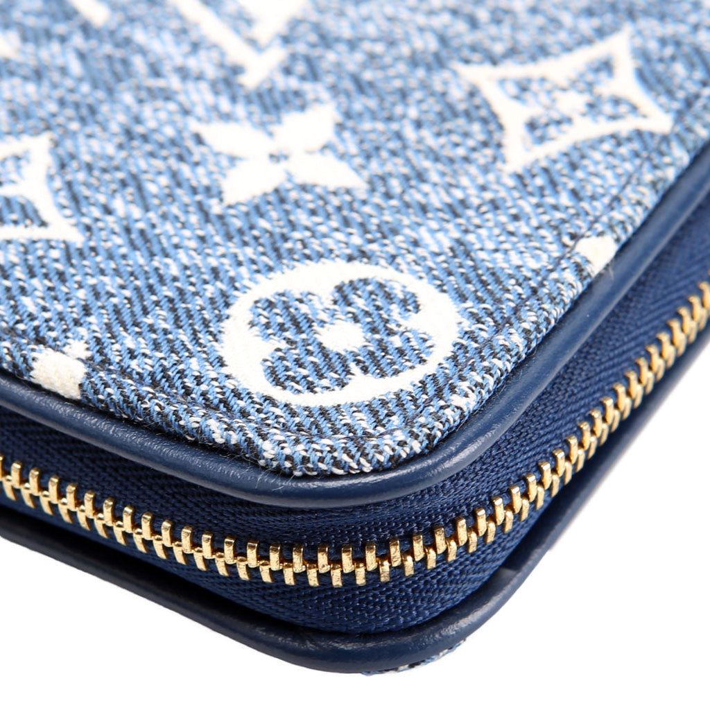 Zippy Coin Purse Denim Monogram