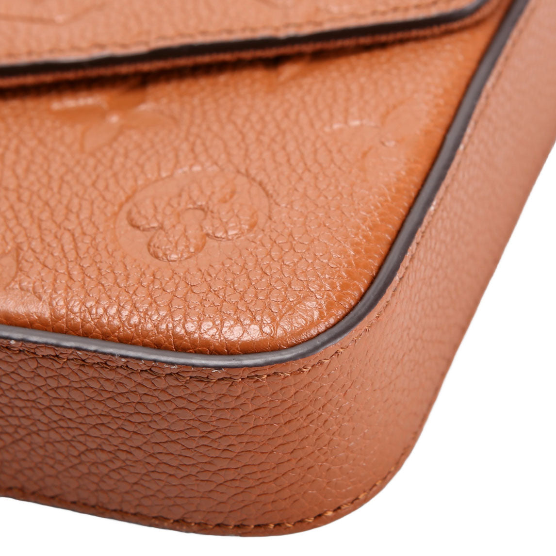 Pochette Felicie Empreinte Brown