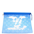 Pochette Voyage MM Clouds Monogram Blue/White