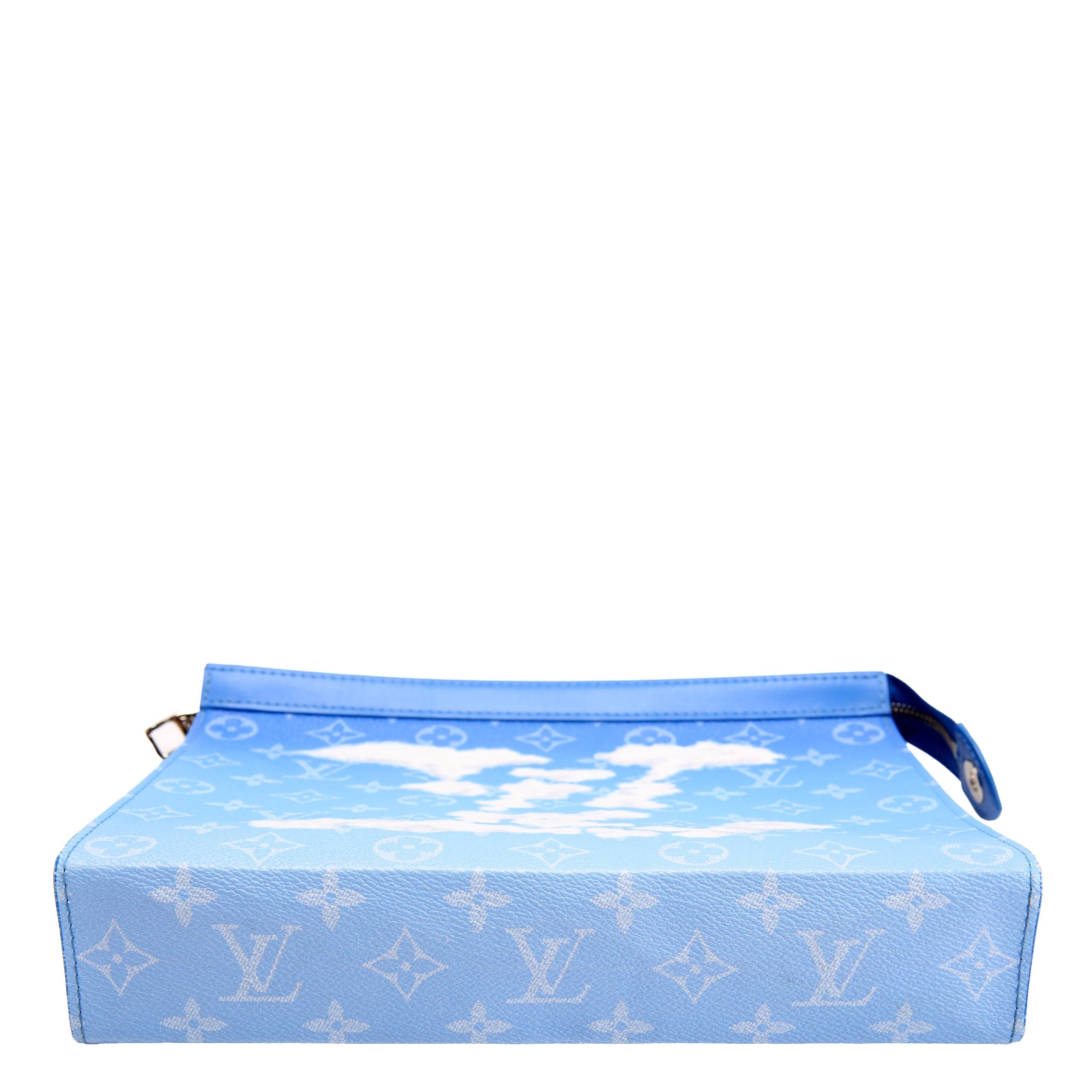 Pochette Voyage MM Clouds Monogram Blue/White