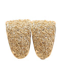 SAINT LAURENT Gilded Grain Clip-Ons Vintage Earrings Gold