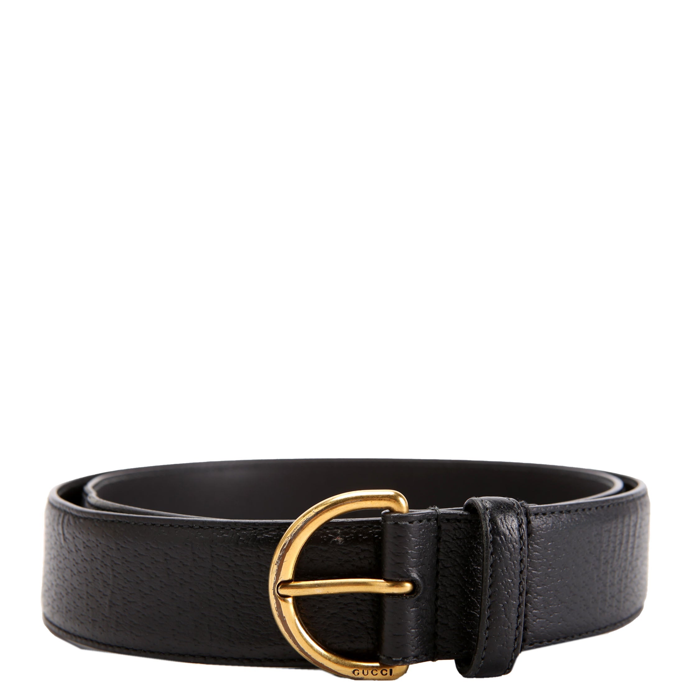 Gucci 573325 Leather Belt Size 105/42 Black
