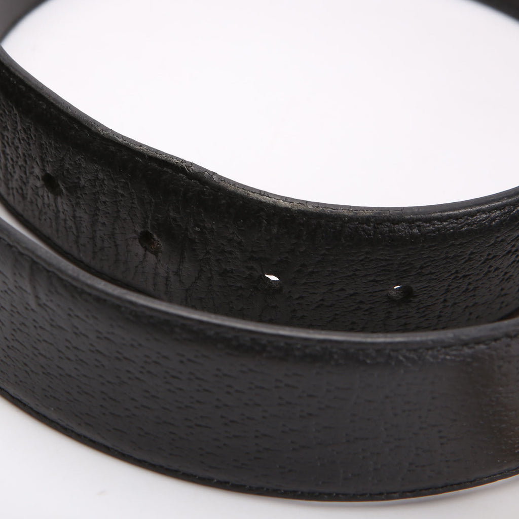 Gucci 573325 Leather Belt Size 105/42 Black