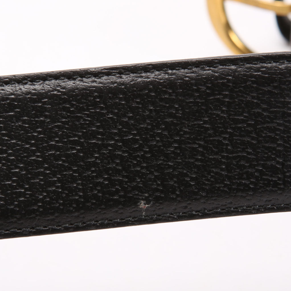 Gucci 573325 Leather Belt Size 105/42 Black