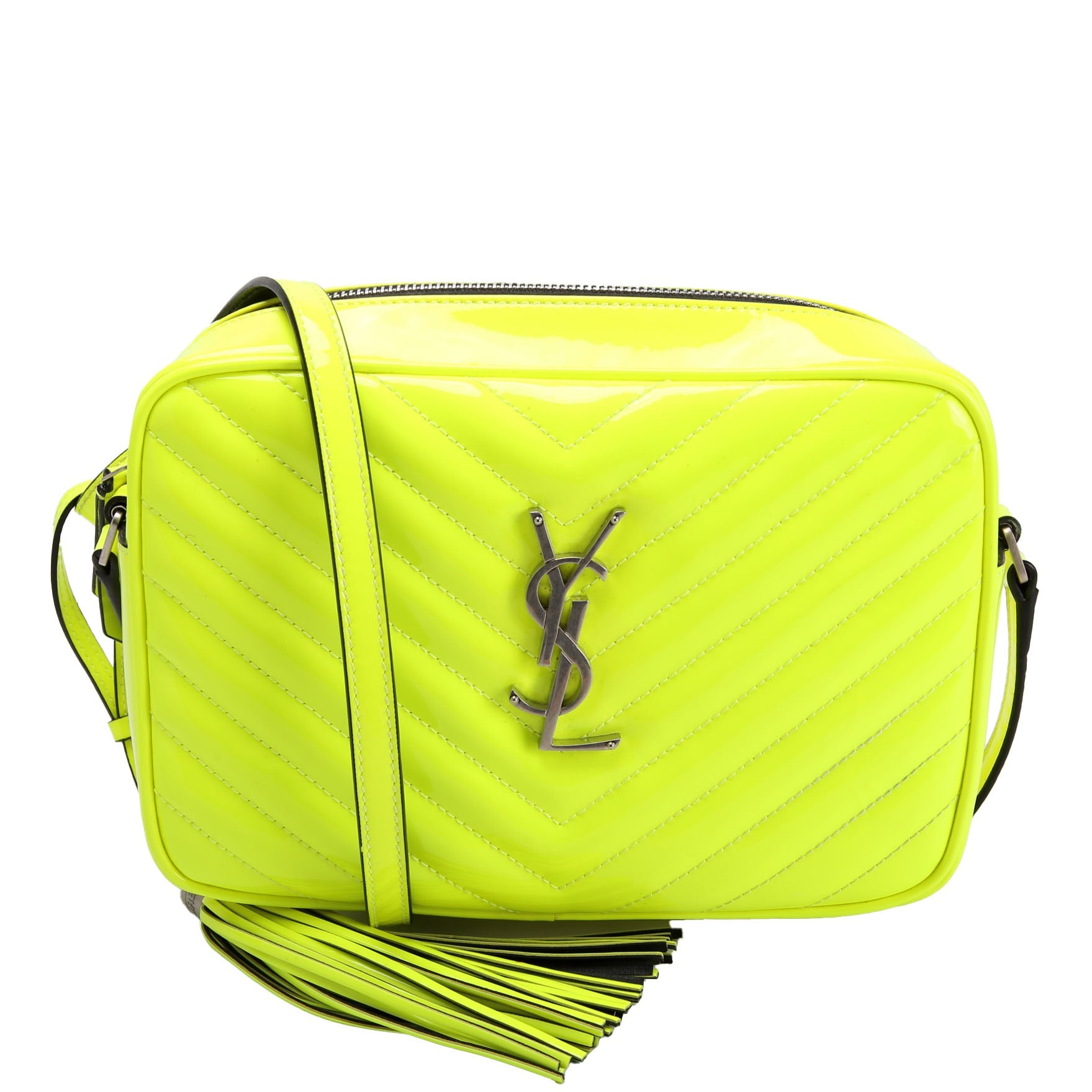 Lou Camera Bag Quilted Patent 574495 Yellow