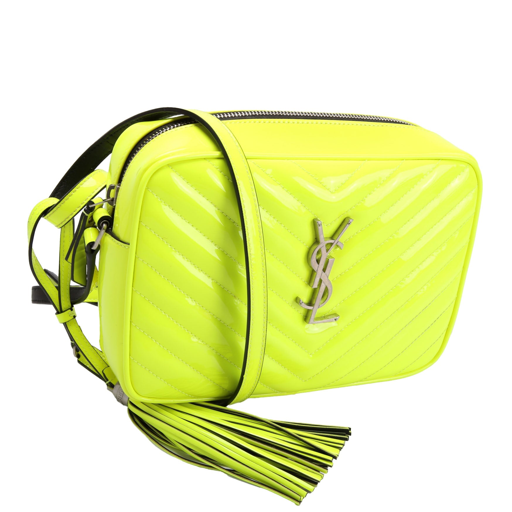 Lou Camera Bag Quilted Patent 574495 Yellow