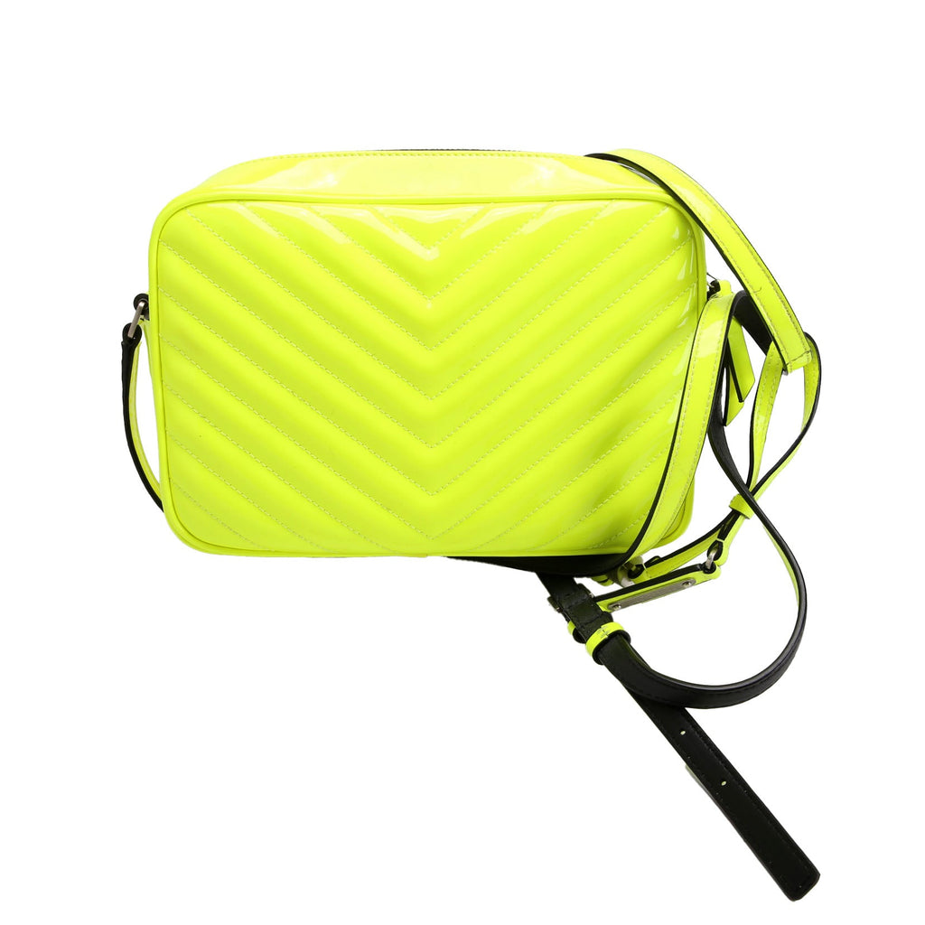 Lou Camera Bag Quilted Patent 574495 Yellow