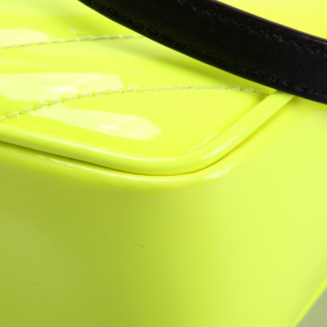Lou Camera Bag Quilted Patent 574495 Yellow