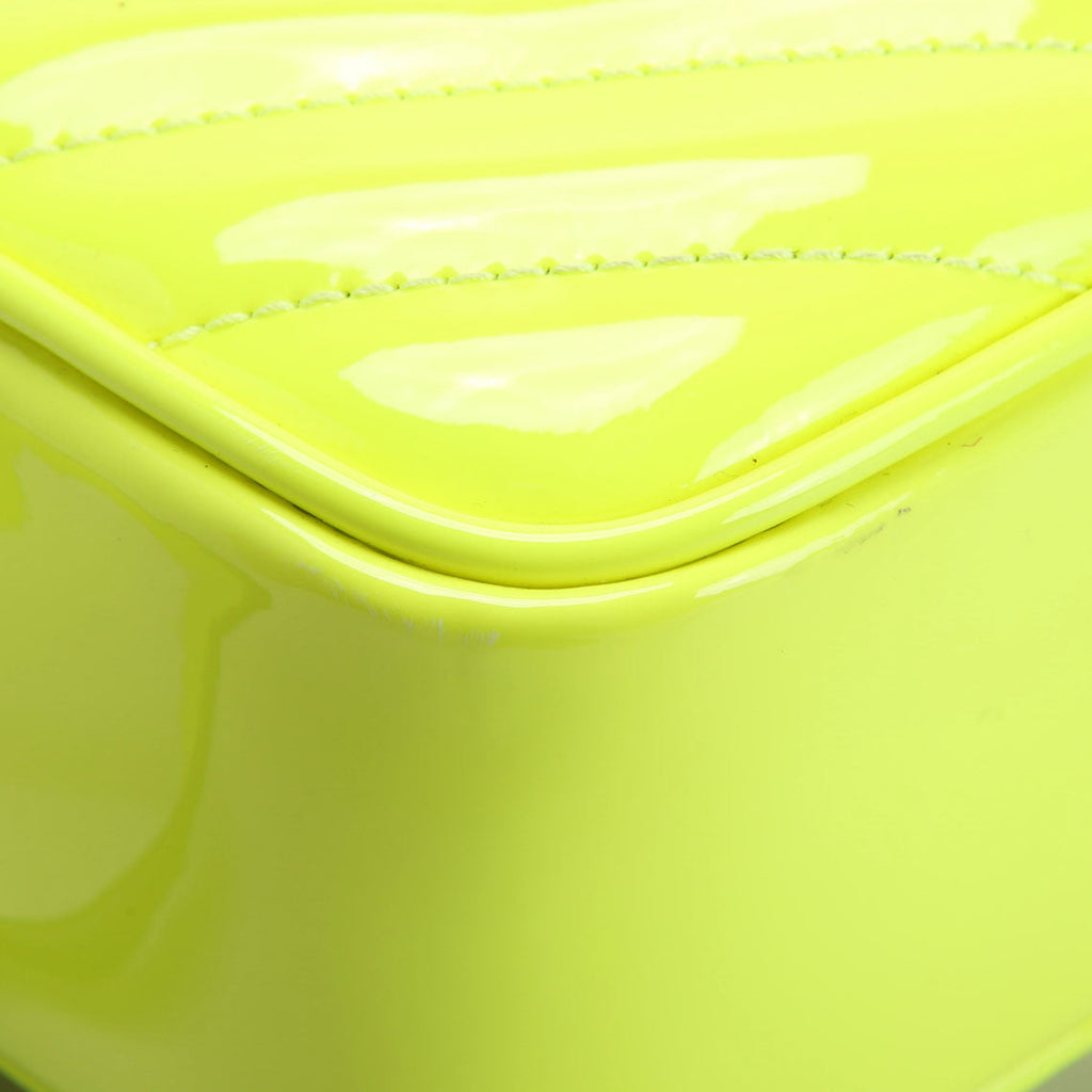 Lou Camera Bag Quilted Patent 574495 Yellow