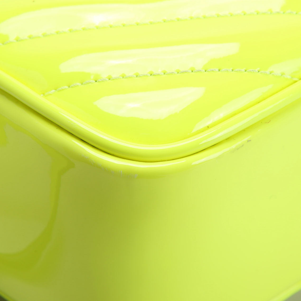Lou Camera Bag Quilted Patent 574495 Yellow