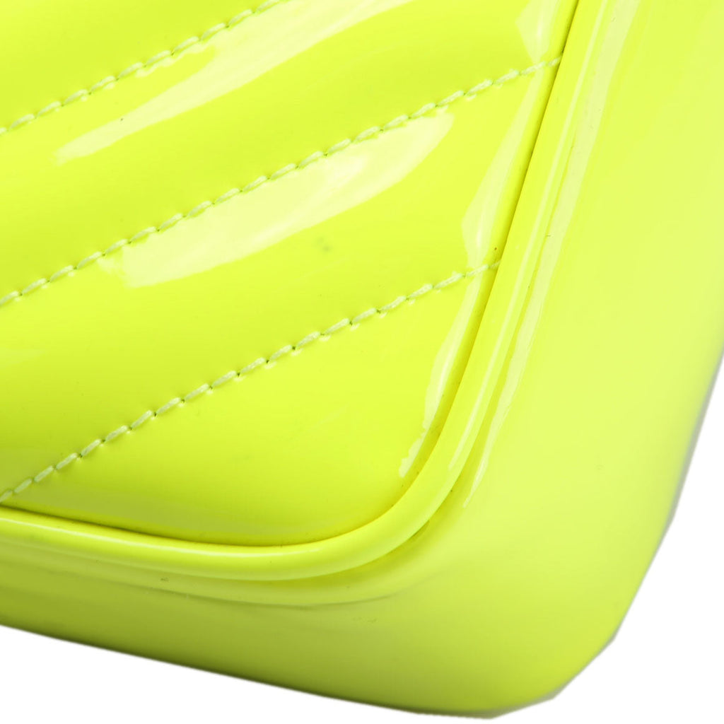 Lou Camera Bag Quilted Patent 574495 Yellow