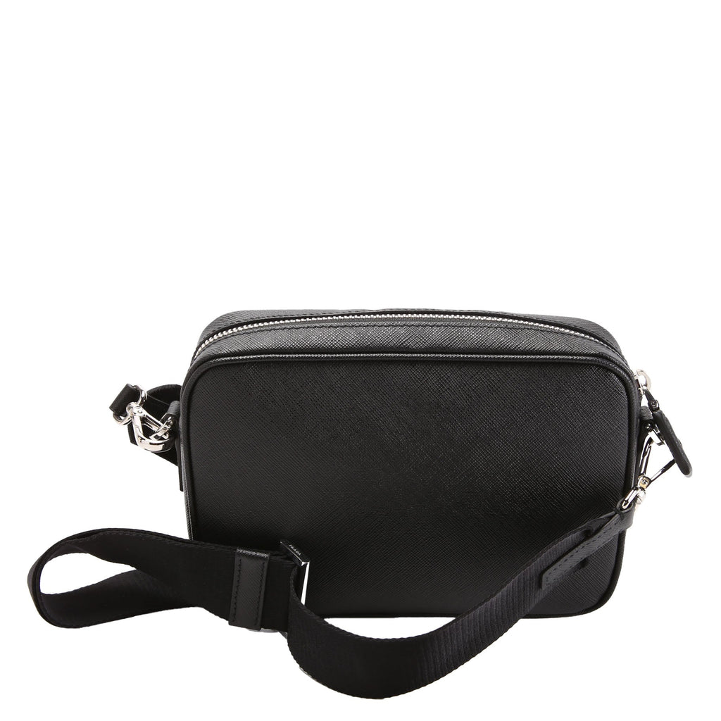 Prada 2VH170 Saffiano Leather Crossbody Black