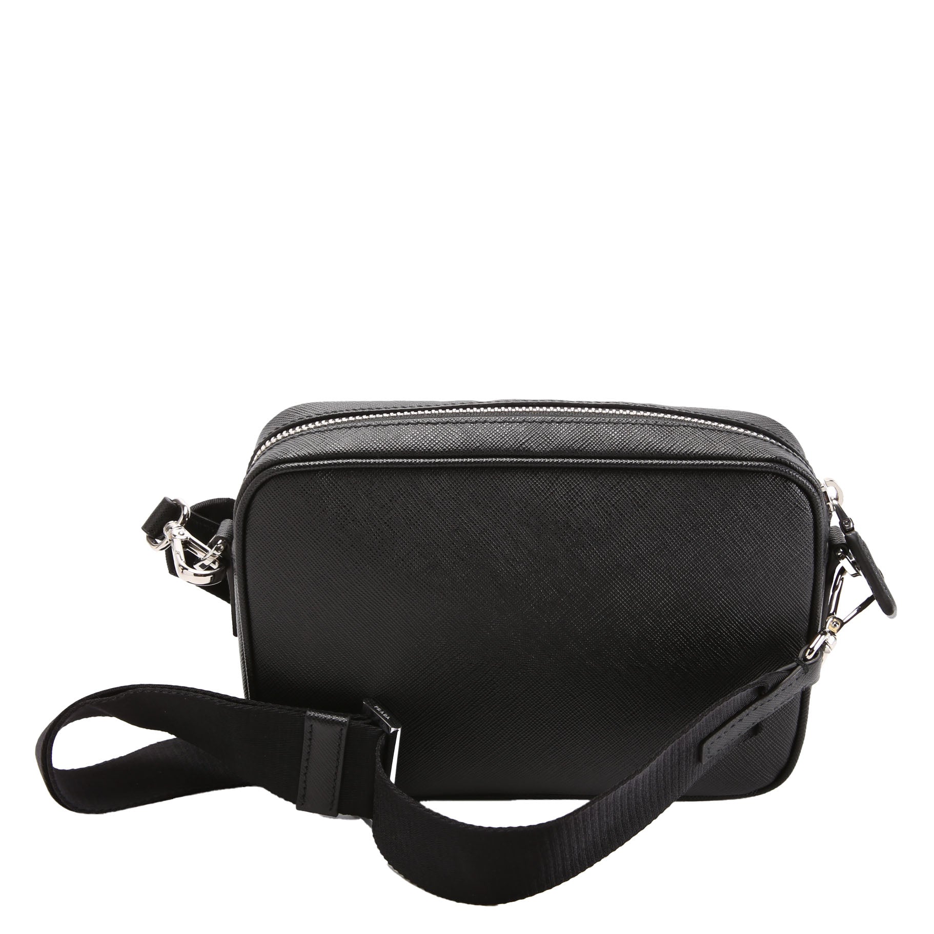 Prada 2VH170 Saffiano Leather Crossbody Black