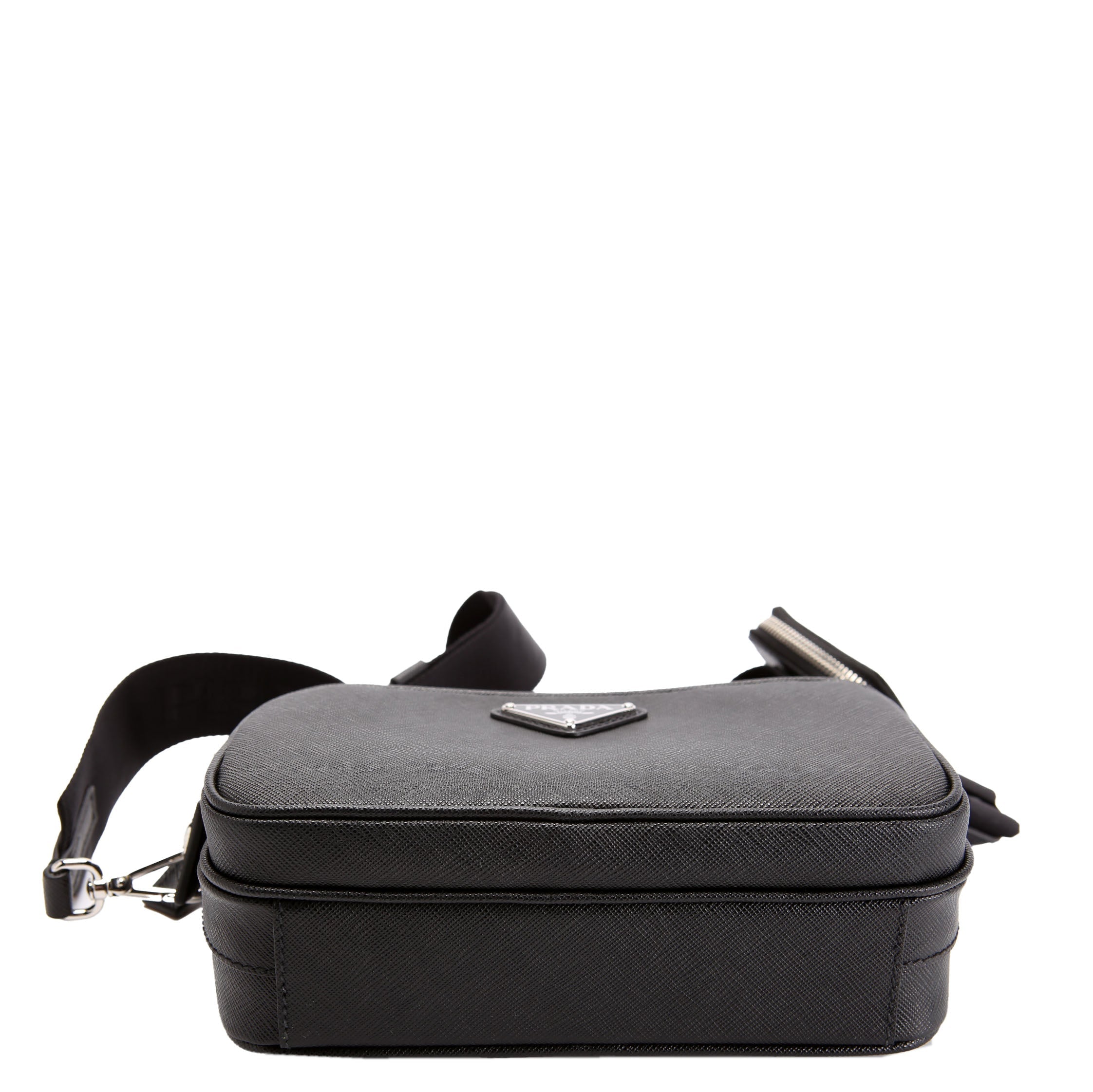 Prada 2VH170 Saffiano Leather Crossbody Black