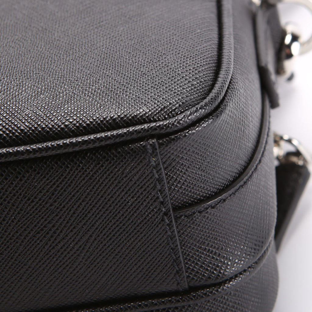 Prada 2VH170 Saffiano Leather Crossbody Black