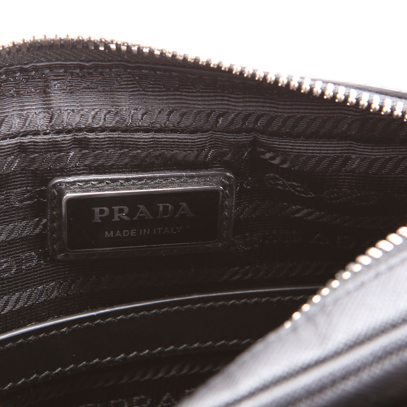 Prada 2VH170 Saffiano Leather Crossbody Black