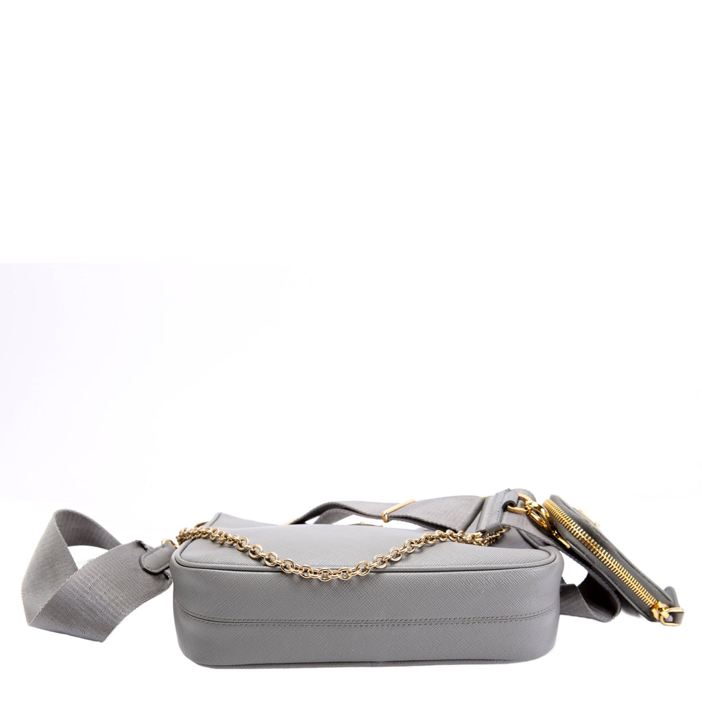 Prada Saffiano Re-Edition 2005 Grey