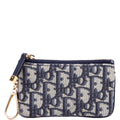 Oblique Coin/Key Case Blue