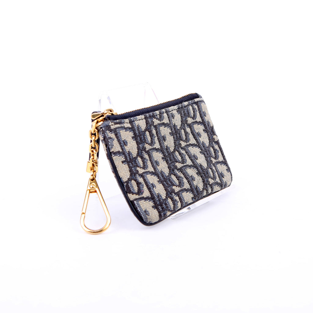 Oblique Coin/Key Case Blue