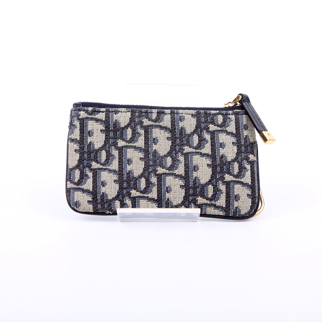 Oblique Coin/Key Case Blue