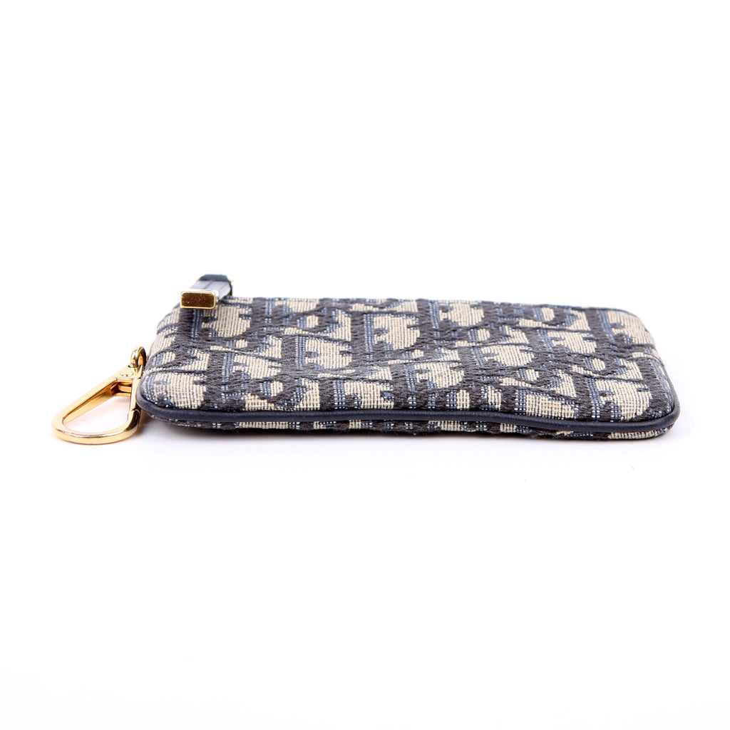 Oblique Coin/Key Case Blue