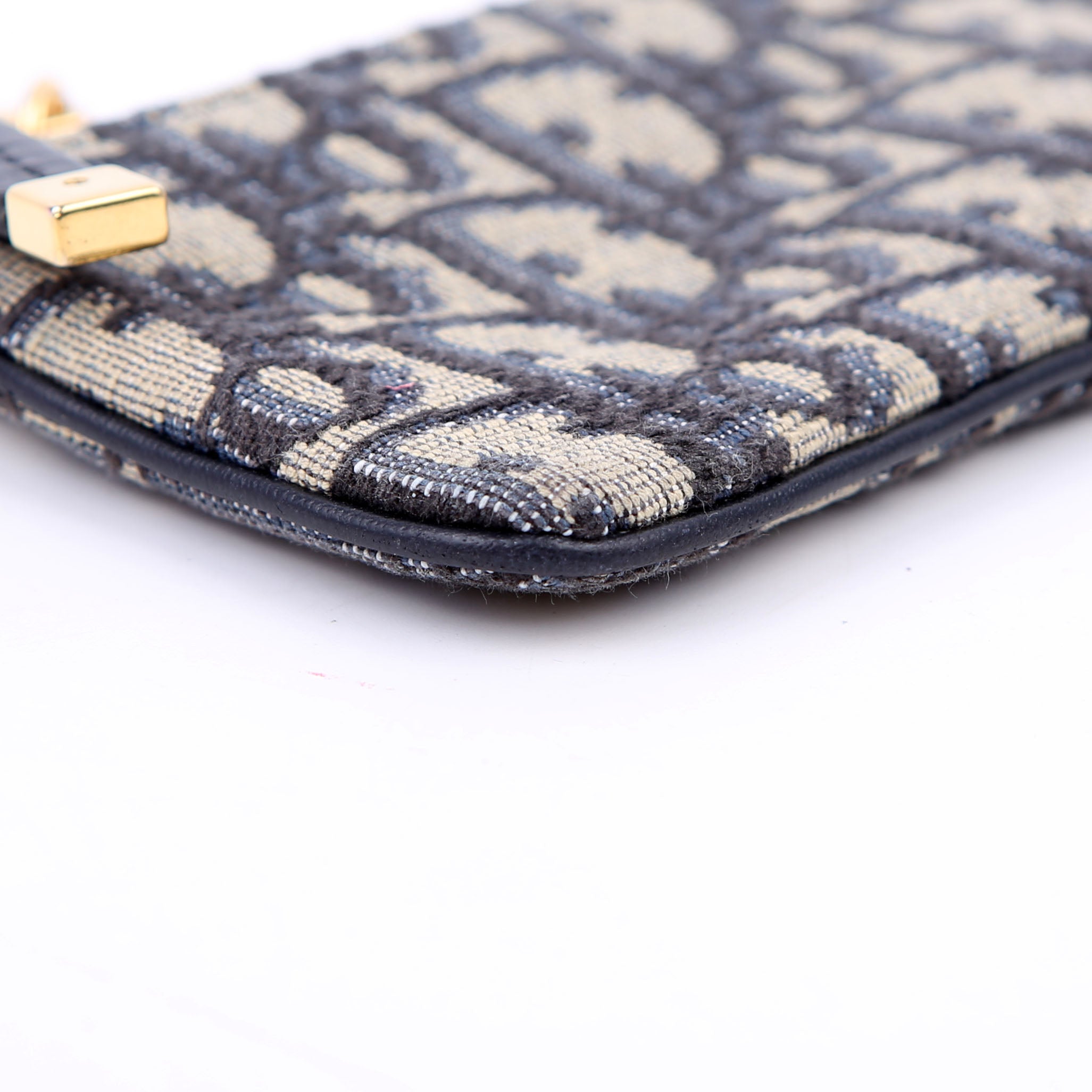 Oblique Coin/Key Case Blue