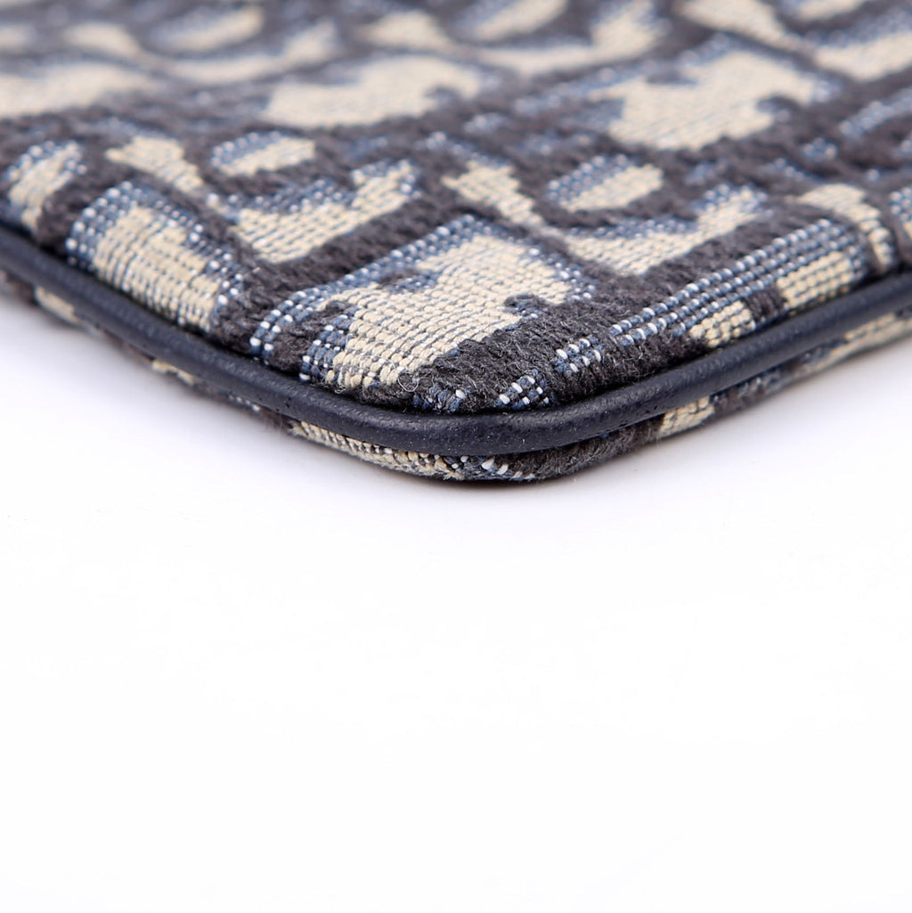 Oblique Coin/Key Case Blue