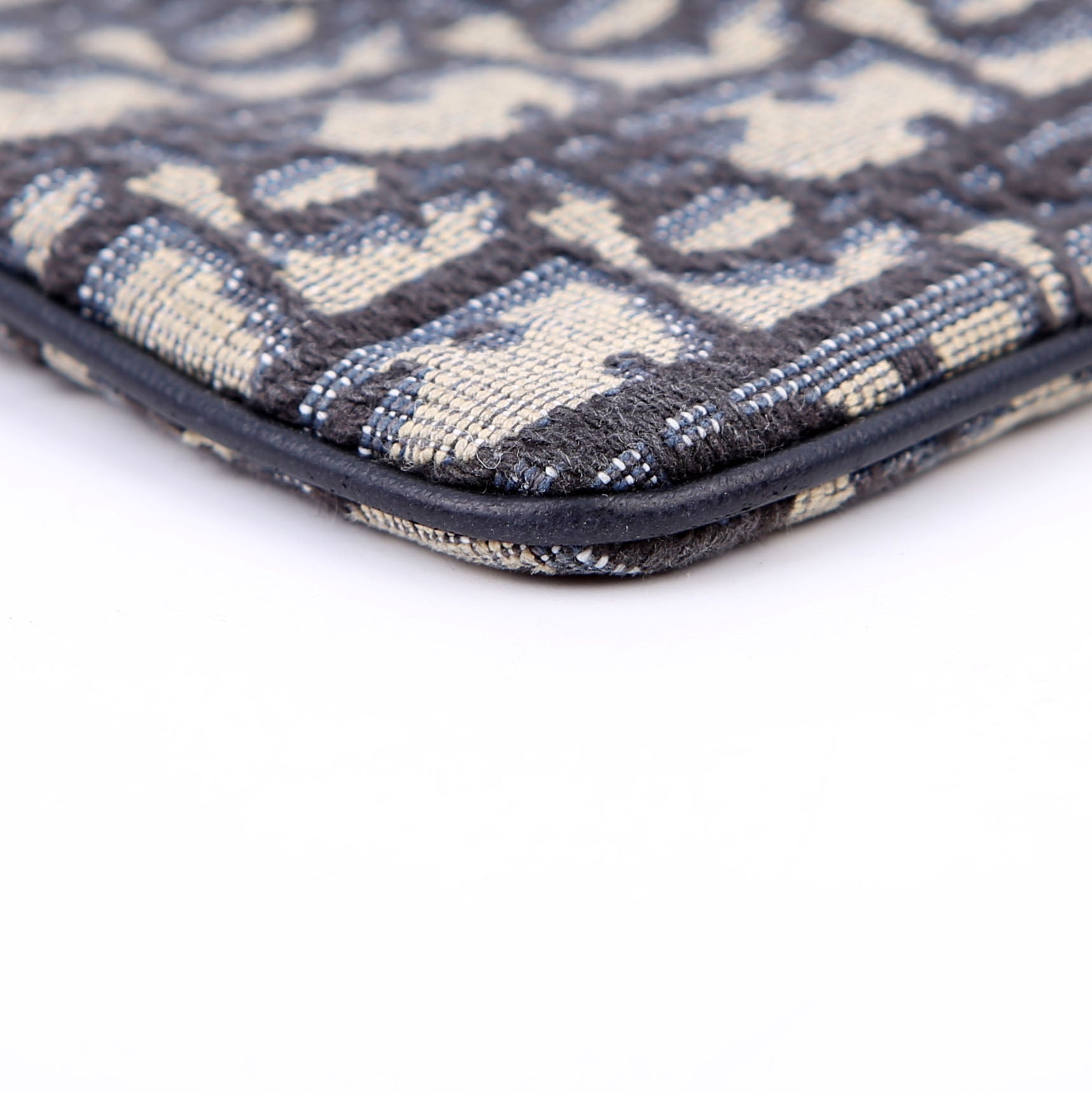 Oblique Coin/Key Case Blue