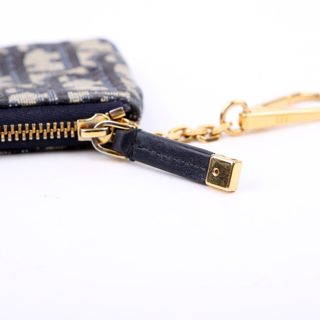 Oblique Coin/Key Case Blue