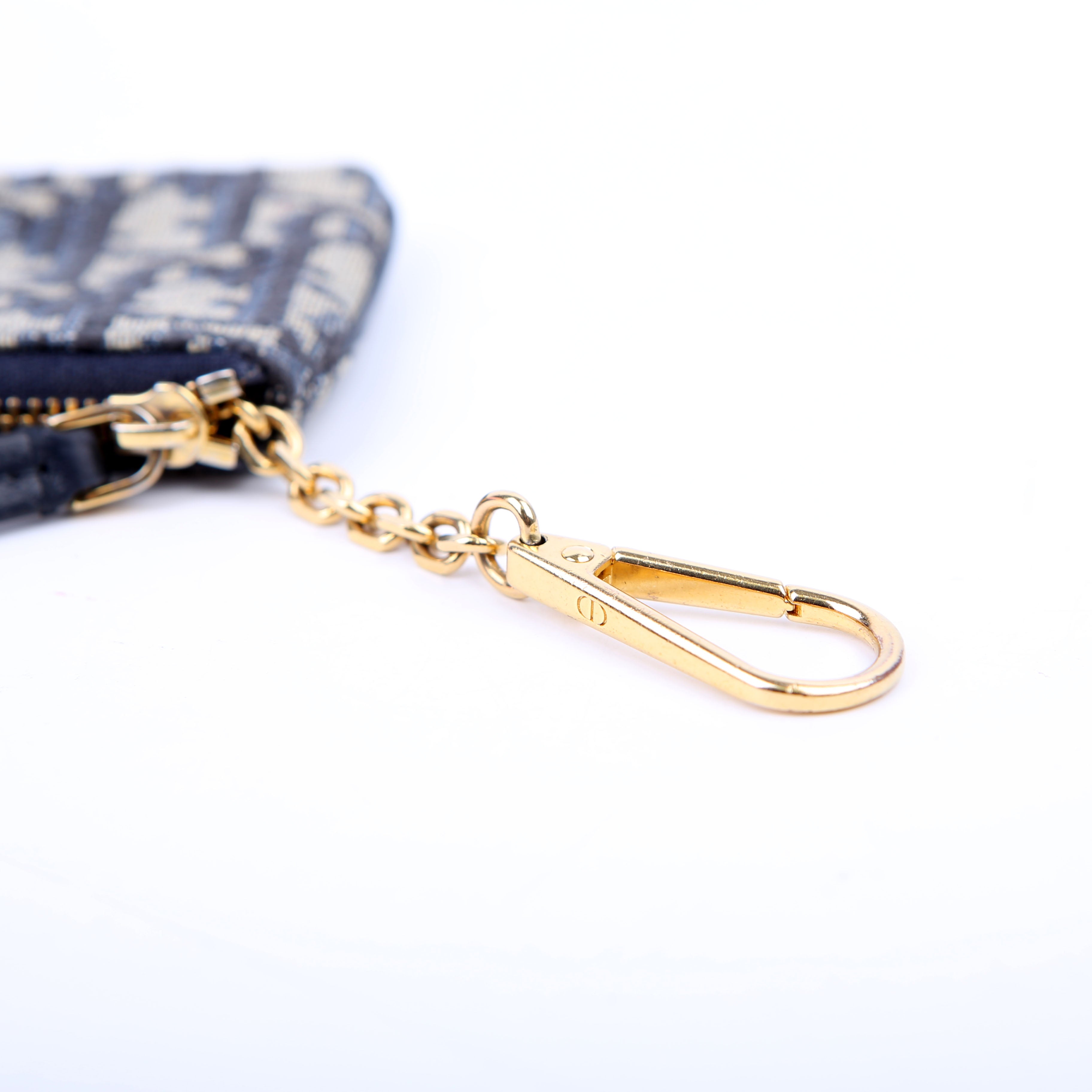 Oblique Coin/Key Case Blue