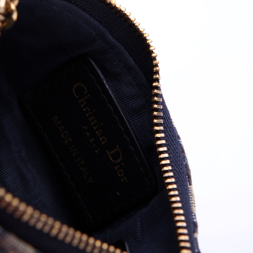Oblique Coin/Key Case Blue
