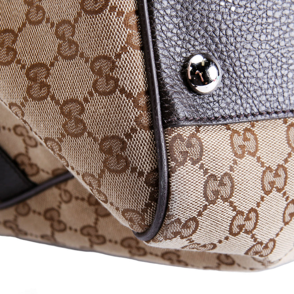 Gucci 610105 GG Canvas Boston Duffle