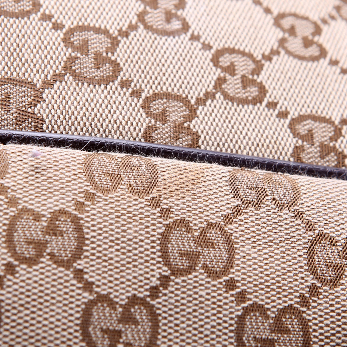 Gucci 610105 GG Canvas Boston Duffle