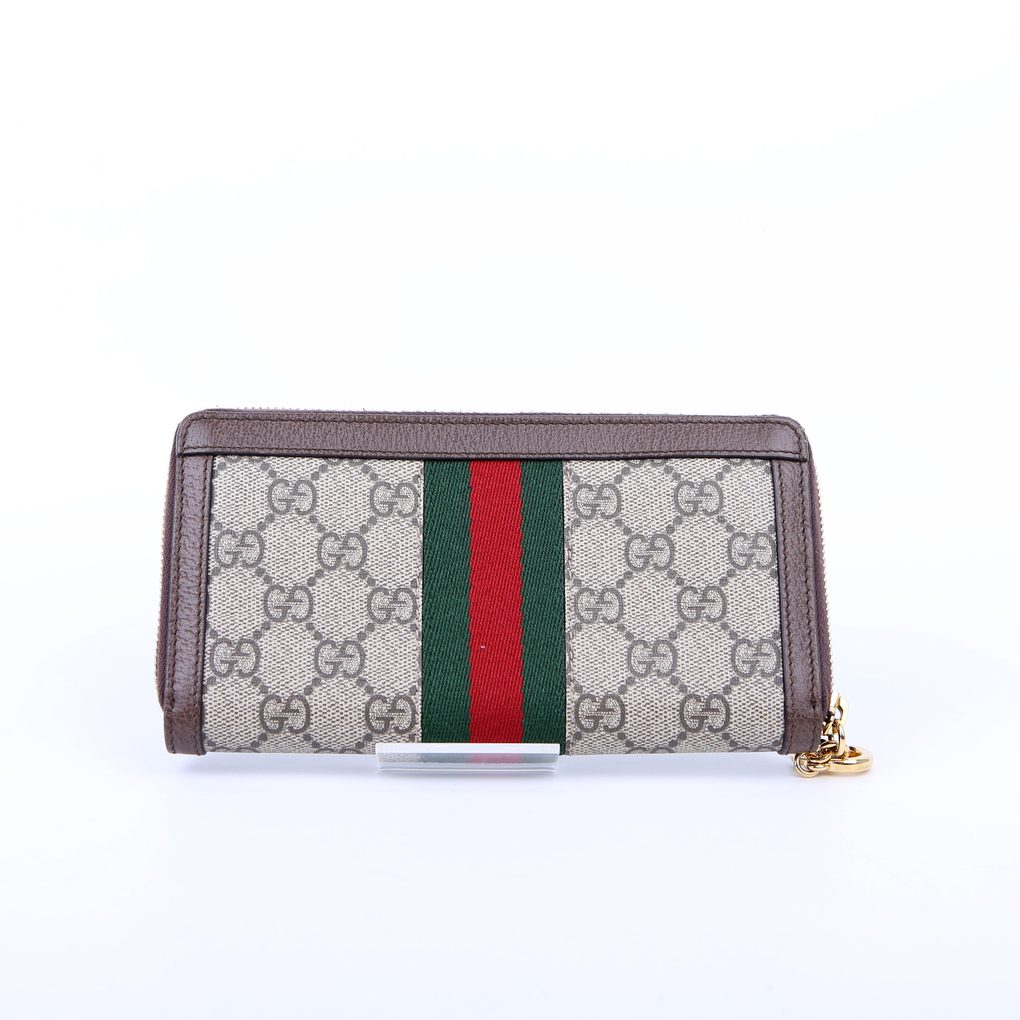 Gucci 523154 GG Supreme Ophidia Zip Wallet